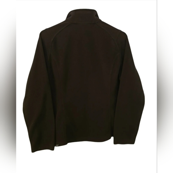 LANDS END WOMEN'S FLEECE 1/4 ZIP PULL OVER JACKET POLARTEC BLACK SIZE SMALL 6-8 - Picture 2 of 10